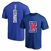 Los Angeles Clippers 2 Kawhi Leonard Blue T-Shirt,baseball caps,new era cap wholesale,wholesale hats